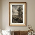 thumbnail image 3 of IDEA4WALL Premium Frame Wall Art The Vale of Dedham by Artist John Constable Classical Historical Print Fine Art Traditional Artwork for Living Room, Bedroom, Office - 26"x36" Natural with Matte, 3 of 5