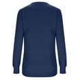 thumbnail image 4 of Yteetum Women's Oversized Cozy Sweaters Long Sleeve Knit V Neck Fall Sweaters Tops Womens Casual Solid Soft Loose Fits Lightweight Long Sleeve Plus Size Sweater Blouse Fall Winter Clothes, 4 of 9