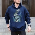 thumbnail image 5 of Retro Easter Bunny Blowing Gum – T-Shirt, Hoodie & Sweatshirt – Fun Holiday Apparel – Spring Celebrations, 5 of 6