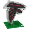 Forever Collectibles - NFL 3D BRXLZ Logo Building Blocks, Atlanta Falcons