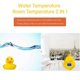 thumbnail image 4 of Termómetro para bebés, termómetro de temperatura de seguridad flotante para baño de bebés., 4 of 4