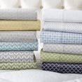 thumbnail image 2 of Noble Linens Ultra Soft Hounds Tooth Pattern 4 Piece Bed Sheet Set, 2 of 2
