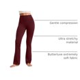 thumbnail image 4 of Pantalones CRZ YOGA Butterluxe de tiro alto acampanados 81 cm Rojo S, 4 of 7