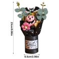 thumbnail image 3 of Happy Halloween Mini Pumpkin Decor Set, Tiny Artificial Pumpkin Figurines Assorted Sizes for Tabletop Shelf Desk Office Party Fall Thanksgiving Home Accent Ornament, 3 of 7