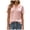 Pink, variant on vigerkar Women's Polo Shirts Lapel Collar V Neck Short Sleeve Blouse Dressy Casual Tunic Tops (White, L)