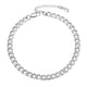 thumbnail image 1 of Pulsera tobillera cubana de plata de 6 mm PROSTEEL Acero inoxidable, 1 of 7