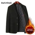 thumbnail image 2 of Men's Thickened Woolen Overcoat Winter Jacket, 2 of 4