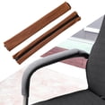 thumbnail image 3 of Comfortable Office Chair Armrest Covers Stretchable Zipper Arm Covers for Gaming Light Coffee, 3 of 7