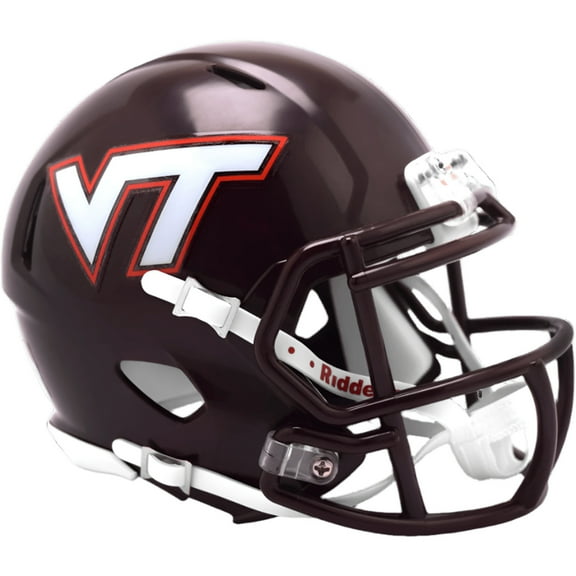 Virginia Tech Hokies Maroon Riddell NCAA Speed Mini Helmet