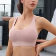 thumbnail image 6 of Women Crosses Back Longline Sports Bra Padded Yoga Bras Workout Crop Tank Top, 6 of 14