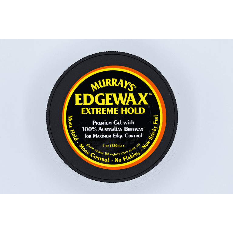 3 pack) Murray's Edgewax Extreme Hold Hair Gel, 4 oz., Unisex, No