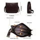 thumbnail image 3 of AUYOCO Bolso bandolera de piel vegana para mujer, bolso cruzado con correa para guitarra, bolsillos con cremallera, bolso de hombro, 3 of 5