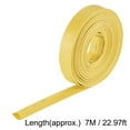 thumbnail image 4 of Uxcell Heat Shrink Tubing Ratio Shrinkable Tube Cable Sleeve 23ft Yellow mm 12, 4 of 6
