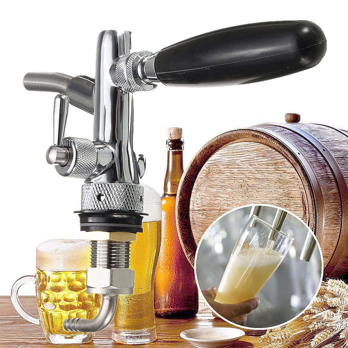 Adjustable Draft Beer Faucet Homebrew Dispenser with Flow Controller