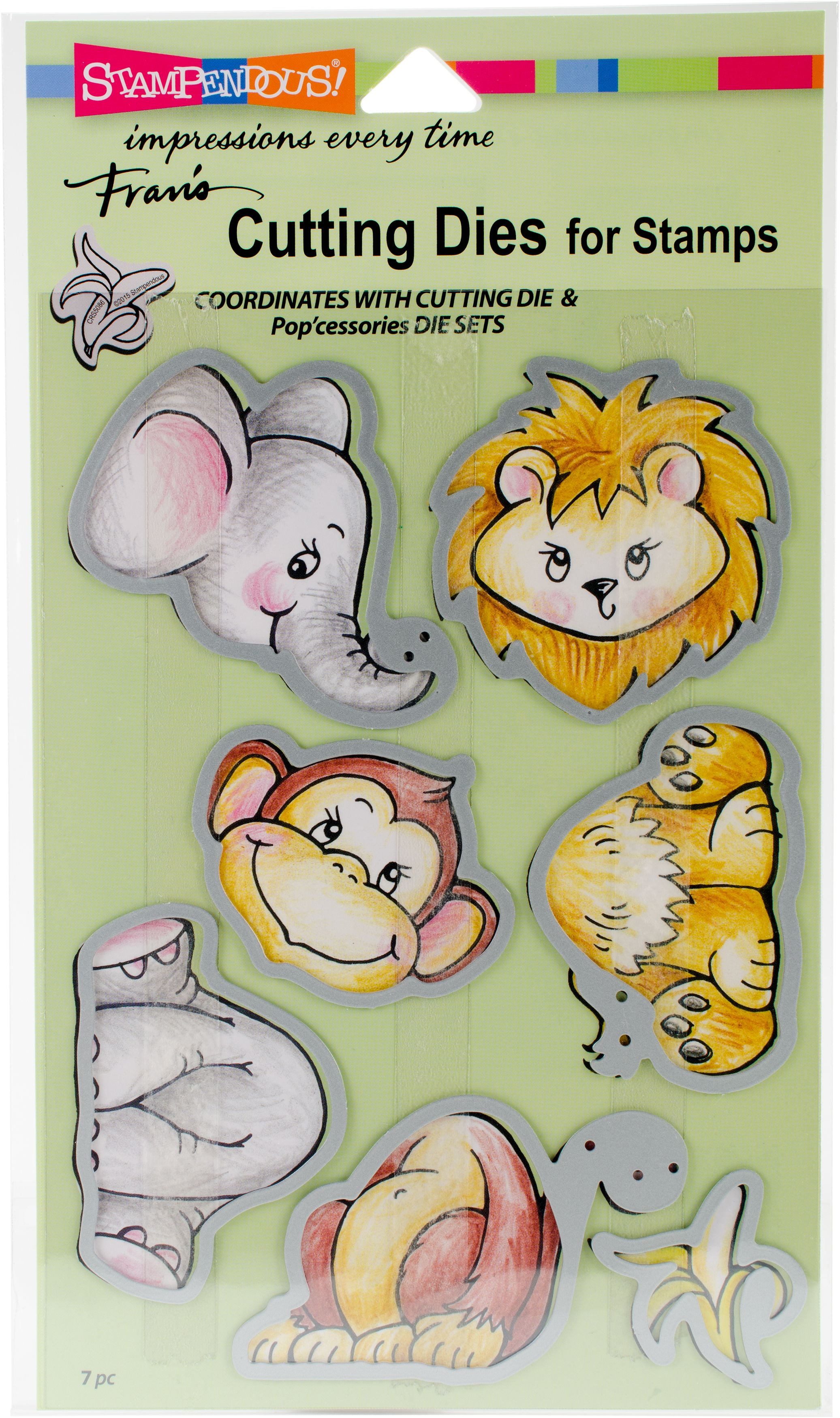 DCS5086 Jungle Friends High Quality Steel Die Cutting Dies STAMPENDOUS NEW 