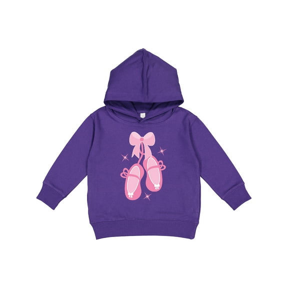 Inktastic Ballerina Pink Ballet Slippers Toddler Hoodie