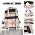thumbnail image 3 of FORMRS Mini Backpack Purse for Women Quilted Travel Daypack Casual Shoulder Bag, Starfish Seashell, 3 of 7