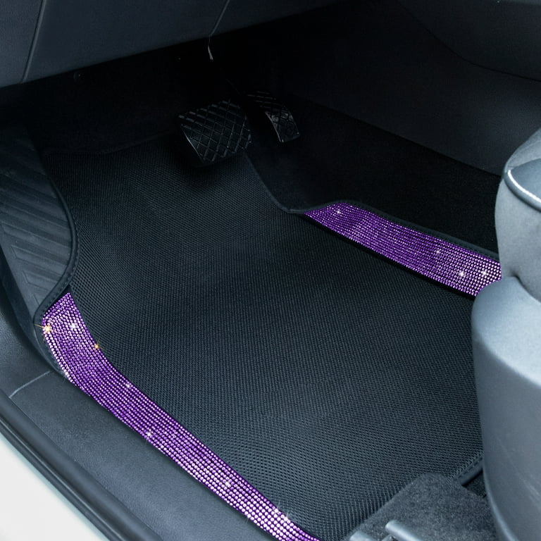 Bling car 2024 floor mats
