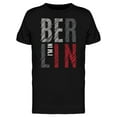 thumbnail image 1 of Berlin Typography Graphic T-Shirt Men -Image by Shutterstock, Male XX-Large, 1 of 2