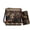 Brown-Aztec Boho Mandala Bear, variant on Aztec Eagle Print Leather Satchel Purse with Wallet Set for Women Lady, Boho Mandala Crossbody Hobo Shoulder Purse Zipper Messenger Bag with Adjustable Strap, Blue