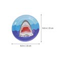 thumbnail image 4 of EeaseCA 69Pcs Shark Theme One-off Tableware Set Creative Delicate Cutlery Set for Party 8Pcs 7 inches Plates 8Pcs 9 inches Plates 8Pcs Paper Cups 20Pcs Paper 25Pcs Straws, 4 of 7