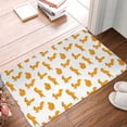 thumbnail image 2 of Vsdgher Cartoon Squirrel print Flannel Anti-Slip Floor Mat Comfort Mat Floor Carpet for Decor, Non-Slip, Home, Office, Laundry, Durable, 2 of 5