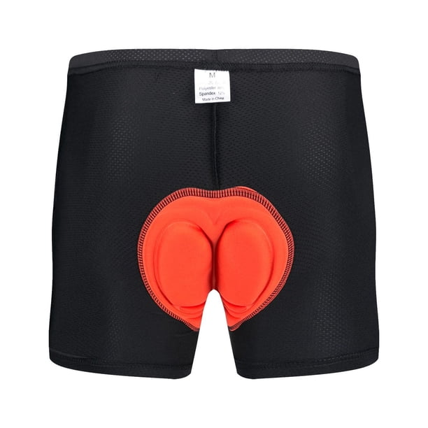WILLBEST Pantalones Cortos de Ciclismo para Hombre, Ropa Interior Acolchada 3D A Prueba de Golpes para Ciclismo de Montaña, Ropa Interior Deportiva para Ciclismo de Montaña