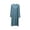 Blue, variant on StSilkitty Women's Long Sleeve Nightgowns Crewneck Sleepwear Night Gown Lightweight Comfy Breathable Sleepshirts