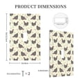 thumbnail image 3 of KLL Chickens And Flowers Pattern Electrical Outlet Covers, 3" x 5" 1 Pack Electric Receptacle Plug Covers for Decorator Receptacle Outlet & Switch-Style T, 3 of 6