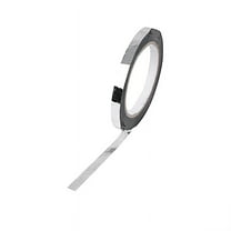 BalsaCircle 3/8" x 100 yards Silver Metallic Polyester Craft Tape Roll Party