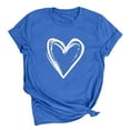 thumbnail image 6 of Ounisa Heart Shirts for Women - Trendy Short Sleeve Womens Graphic T Shirt Cute Love Gifts for Her, 6 of 7