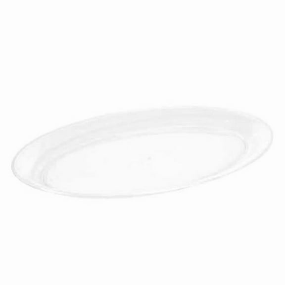 3511-CL Clear Medium Oval Tray