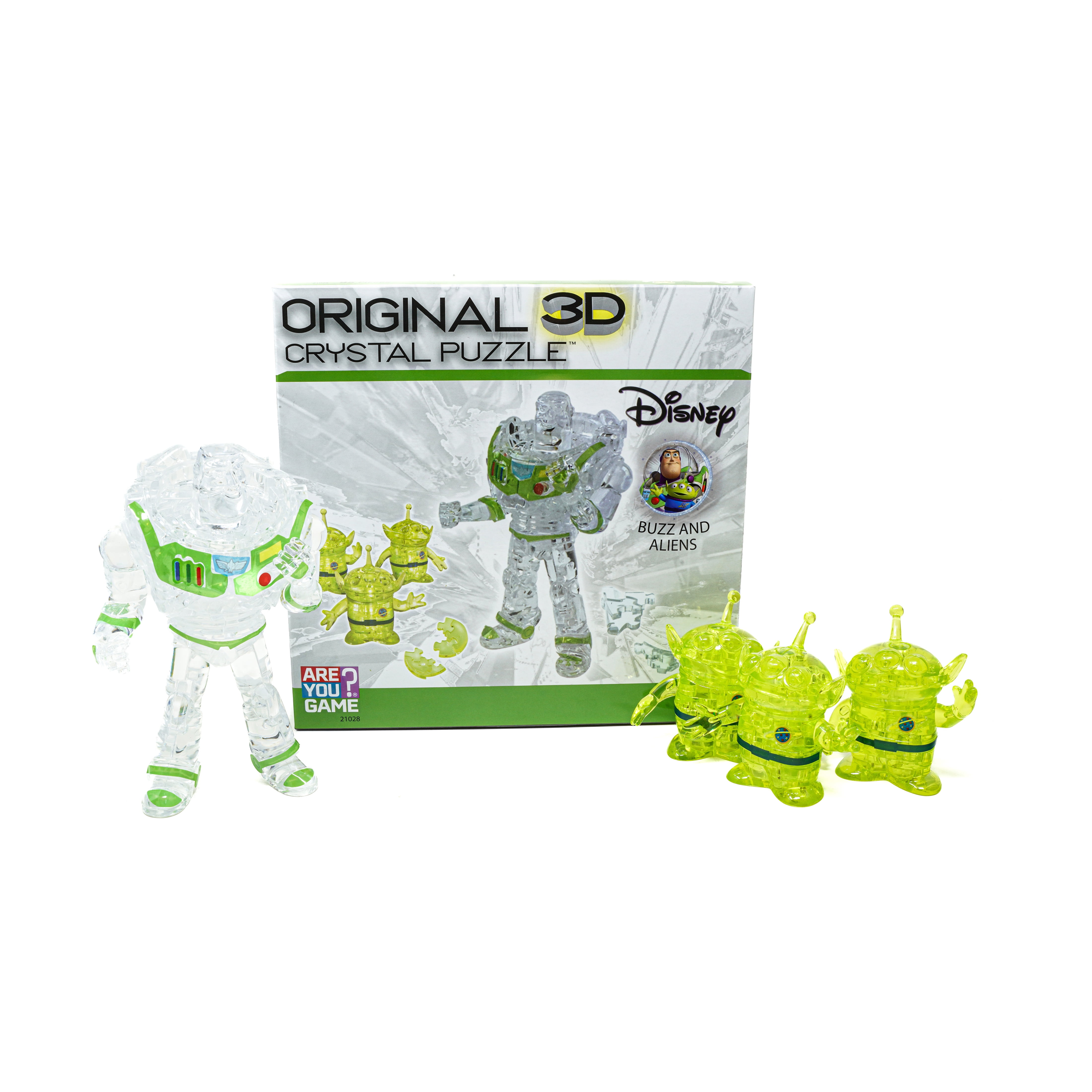 3D Crystal Puzzle - Buzz and Aliens: 95 Pcs - Ages 12+ - Walmart.com