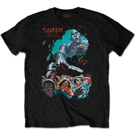 Queen Unisex T-Shirt News Of The World Vintage (Small)