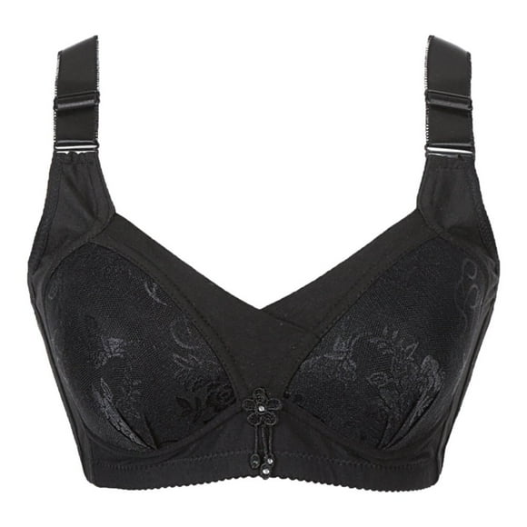 Best Bras for Women Fashion Printed Bra Wire Free Underwear One-Piece Bra Everyday Underwear Polyester Push Up Bras for Women