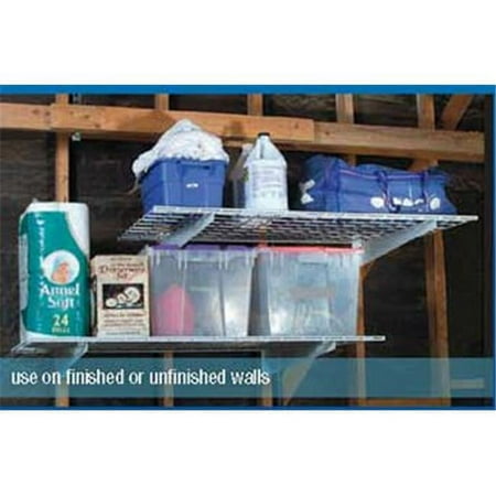 HyLoft 00630 48 in. x 24 in. Garage Storage Wall Shelfs 2-Pack, 150 pound capacity
