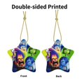 thumbnail image 3 of Cartoon Inside Out Christmas Ornaments Ceramic Star Christmas Tree Hanging Home Decoration Xmas Souvenirs Pendant Gift, 3 of 8