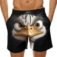 thumbnail image 2 of Gamivast Swim Trunks for Men Funny Graphic Swim Shorts Beach Shorts Quick Dry Lightweight Drawstring Summer Swimwear with Pockets Novelty Design, 2 of 6