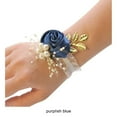 thumbnail image 3 of Minnieouse Elegante para boda, ramillete de muñeca nupcial, apariencia realista, flor de muñeca interior o exterior Ropa, zapatos y accesorios Miscelánea Azul marino 7*7, 3 of 6