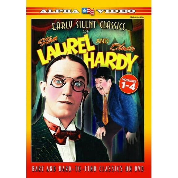 Laurel & Hardy: Early Silent Classics 1-4 (DVD), Alpha Video, Comedy