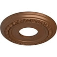 thumbnail image 3 of Ekena Millwork 12 1/4"OD x 4"ID x 1 1/8"P Jackson Ceiling Medallion (Fits Canopies up to 7 3/8"), Hand-Painted Polished Copper, 3 of 8