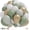 Green White, variant on Burnt Orange Gold Balloons 55pcs, 12 Inch Terracotta Burnt Dark Orange Metallic Copper Sand White Beige Latex Balloons for Birthday Fall Baby Bridal Shower Autumn Wedding Party Decorations