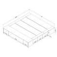 thumbnail image 4 of South Shore Flexible, Contemporary Bed, King Black, 4 of 11