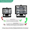 thumbnail image 5 of Dimmable 5-Pack 118mm Halogen Bulbs for Construction and Landscape Lighting Applications, 300W 230V R7S Linear Lamps, 5 of 5