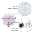 thumbnail image 1 of Juego de 4 luces LED subacuáticas RGBWY con control remoto, diseño floral para decoración de jarras y estantes, resistente al agua IP48, sin baterías incluidas., 1 of 3