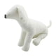thumbnail image 3 of Maniquíes de perro de cuero sintético, maniquí de exhibición de ropa para mascotas, suministros para mascotas, modelos de perros Talla M Blanco, 3 of 9