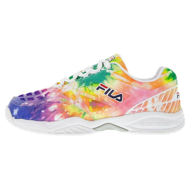 Fila Axilus 2 Tennis Shoes Tie Dye and White ( 6.5 ) - Walmart.com