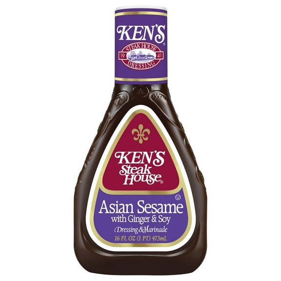 Ken's Steak House Asian Sesame Salad Dressing & Marinade 16 fl oz