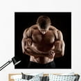thumbnail image 1 of Athletic Man Wall Mural by Wallmonkeys Peel and Stick Graphic (48 in H x 48 in W) WM302949, 1 of 4