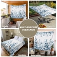 thumbnail image 6 of Blue Eucalyptus Leaves Small Tapestry for Bedroom Wall Hanging Tapestry,Watercolor Spring Summer Botanical Ceiling Backdrop Tapestries Poster Blanket Wall Decor for Teens Room Living Room 23" x 28", 6 of 8